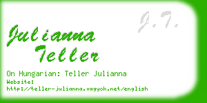 julianna teller business card